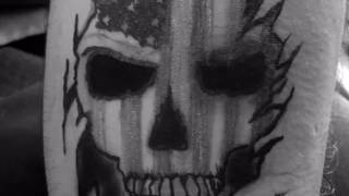 Thinblueline makeup tattoo