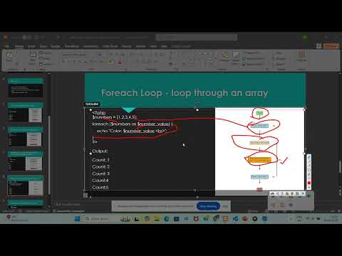 PHP Foreach Loop Explained with Flowchart | PHP Basics Tutorial
