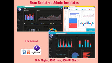 Admin Panel Dashboard Template Bootstrap UI Kit Webapp – Ekan