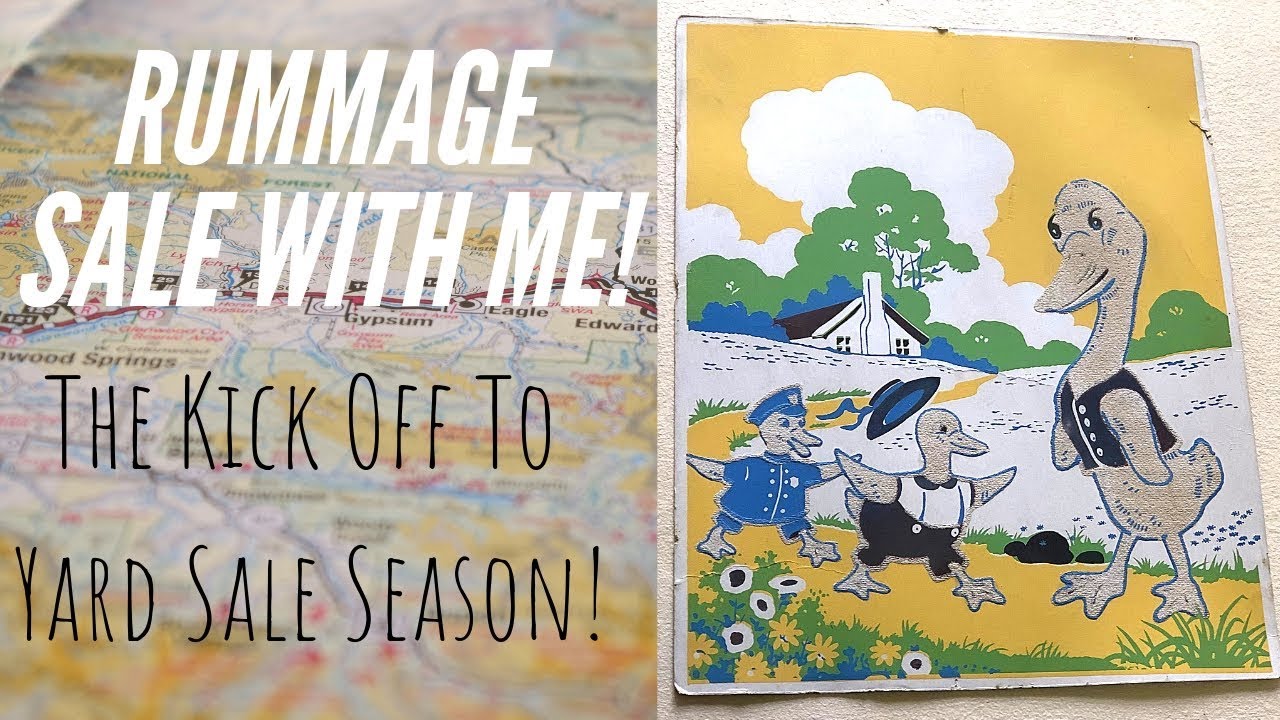 Church Rummage Sale Shop With Me! Vlog Yard Sales Opening Season