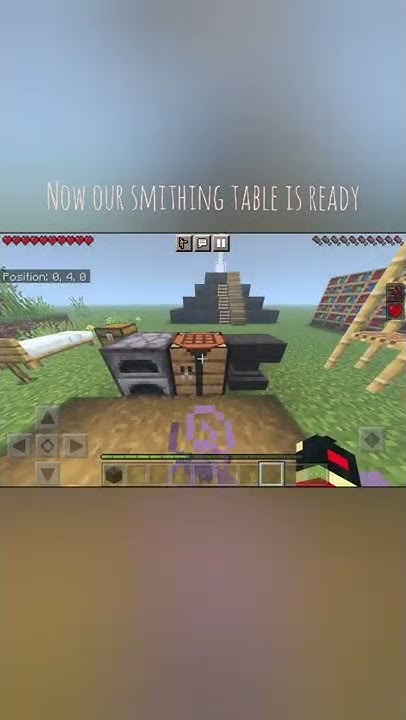 How to make smithing table in minecraft Pe/Java (tutorial) #shorts ...
