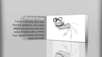 Keychain Flashlight - 11 Piece Mini Multi Tool Survival Gadget