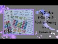 My Sticker Collection &amp; Some Watercolouring (April 2021)