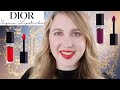 Glitter lips rouge dior forever liquid sequin lipsticks in 999 and 993 magical