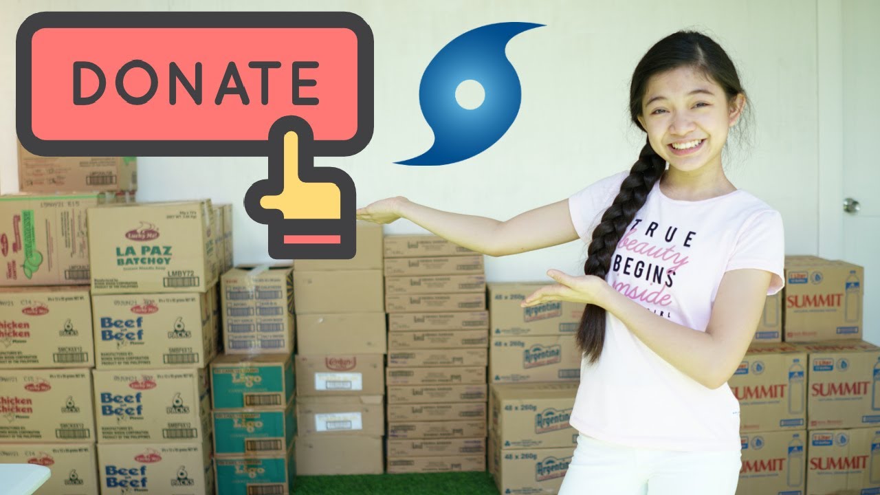 Let's Help Typhoon Victims | KAYCEE & RACHEL in WONDERLAND FAMILY
