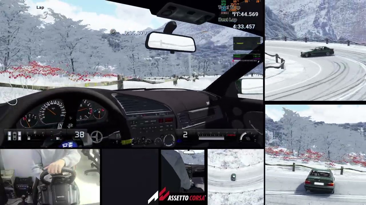 Assetto Corsa 📹 Multi-Cámara | Oxidado pero no derrotado 🏁 Retomando el drifting en un BMW E36 (mod)