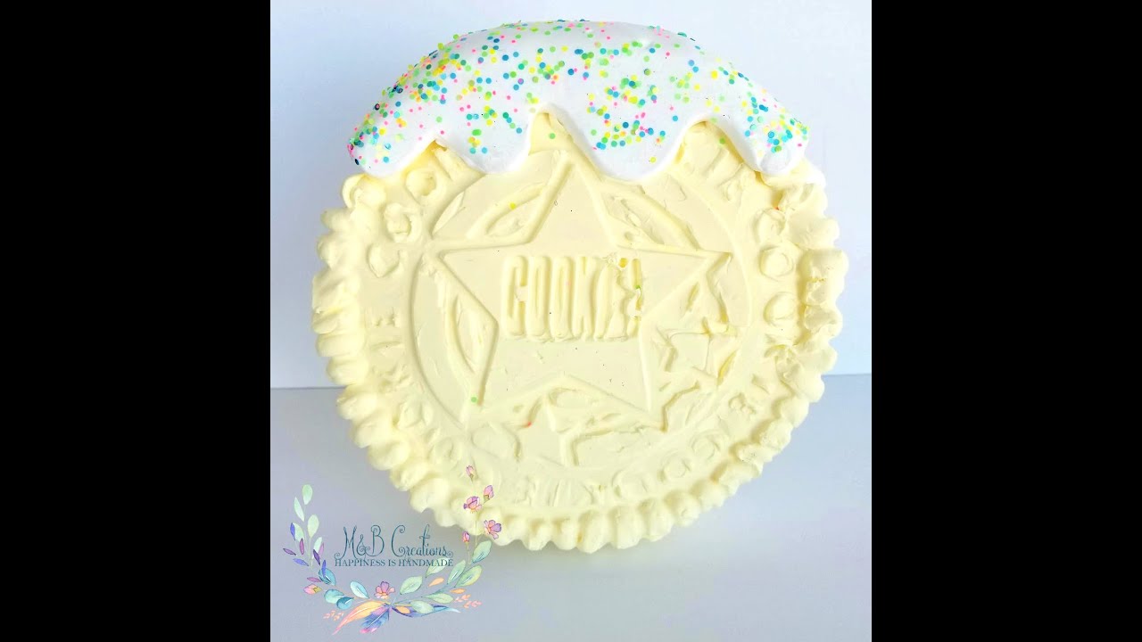 Large Vanilla Fake Sandwich Cookie