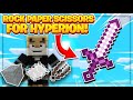 Win Rock Paper Scissors, Get a FREE HYPERION!! -- Hypixel Skyblock