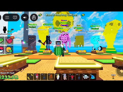 Noob to Pro I Got 1 Cosmic, 3 OGs, 19 Hacked, 7 Divines & 9 Secrets in Throw a Lucky Block - Roblox
