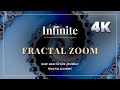 Hypnotic 4K Fractal Zoom · Cosmic Spiral 🌀 #Shorts