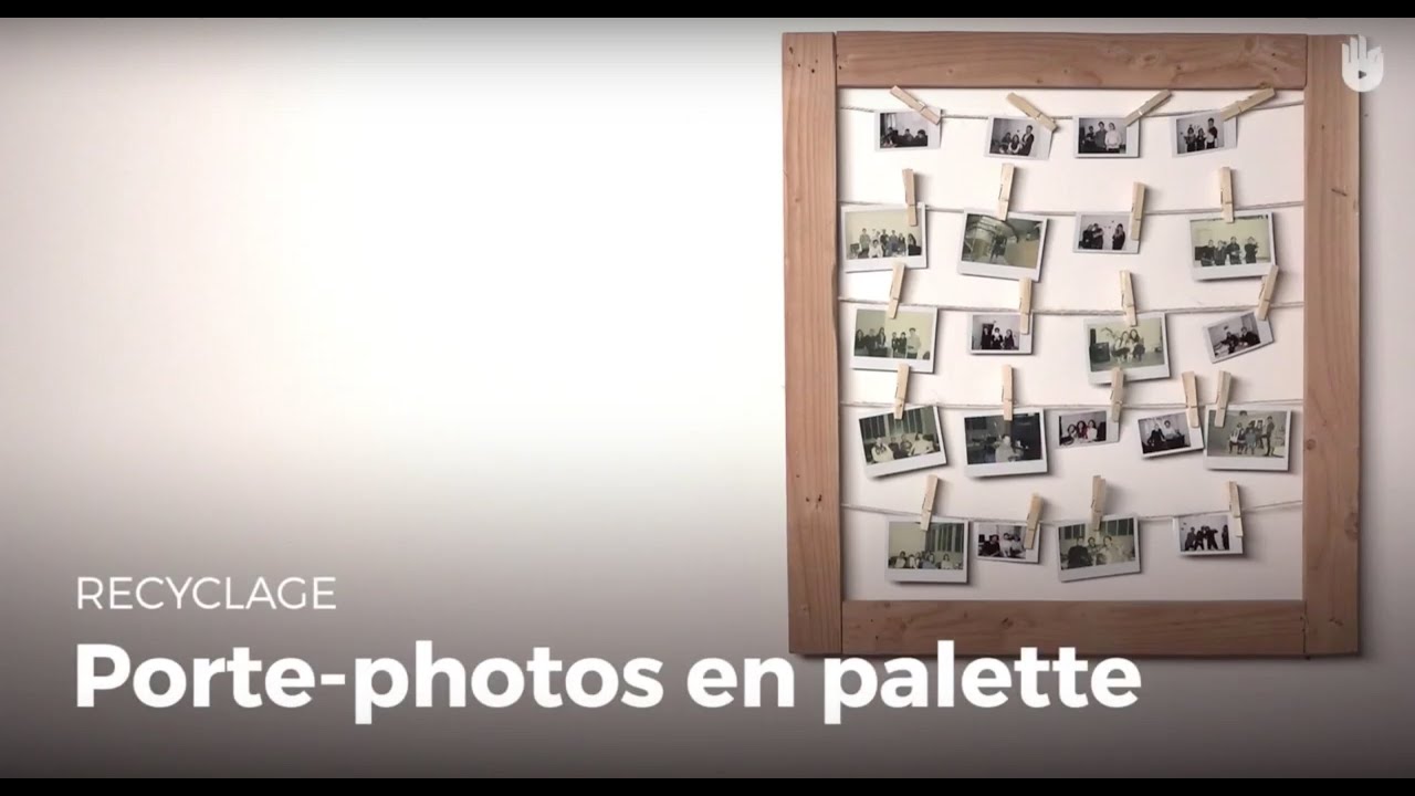 Fabriquer Un Porte Photos En Palette Recycler