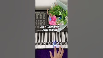 Thumbnail of TWS - Countdown! Piano Tutorial #notangka #notpianika #pianotutorial #kpop #tws