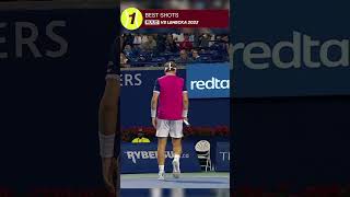 Celebrity 1️⃣ | CASPER RUUD'S INCREDIBLE SHOT AT NBO 2023 🎾🔥 Wealth