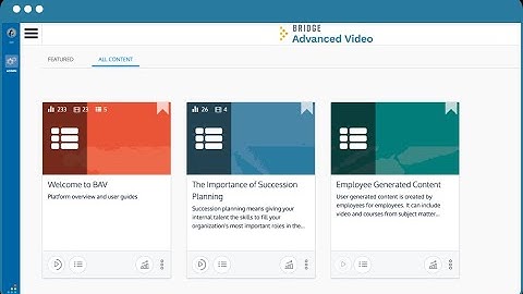 Bridge Advanced Video Overview