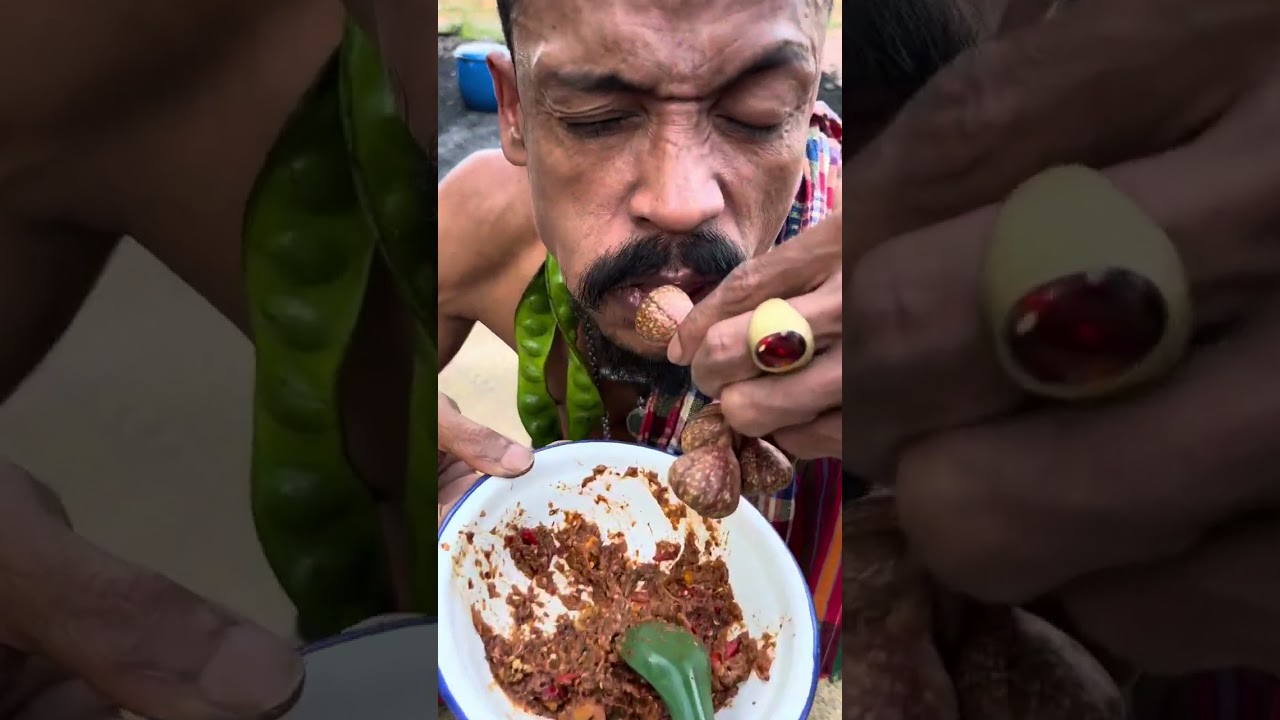 #แกงส้มปลาช่อนกับกุ้งคลองสมรมเม็ดในหนุนกับหน่อไม้ดองยวบ