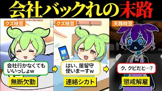 会社をバックれたら懲戒解雇になって詰んだもん【ずんだもん＆ゆっくり解説】