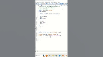 Given Number is Palindrome or Not ❓ #java #viral #viralvideo #viralshorts #shorts #shorts