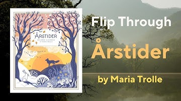 FLIP THROUGH: NEW "Årstider" by Maria Trolle | Maria Trolle´s Brand New Seasons Coloring Book