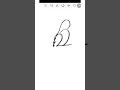 drawing a parrot with number 2! numbers drawing! number 2!