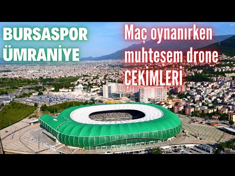 Bursaspor Ümraniyespor Maçı / Kritik Maçtan MUHTEŞEM DRONE GÖRÜNTÜLERİ