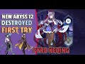 Pyro Keqing DOMINATES New Abyss Floor 12 | Genshin Impact