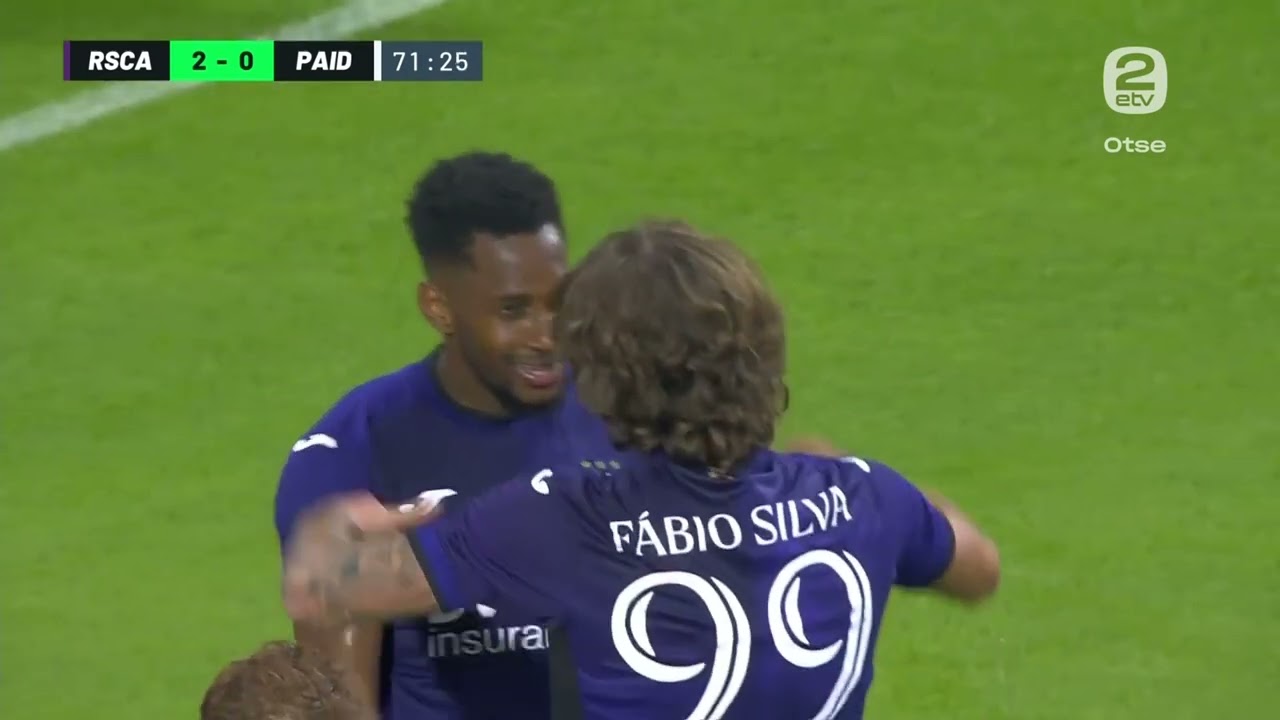 UEFA Conference League. M. Murillo goal (Anderlecht 2:0 Paide)