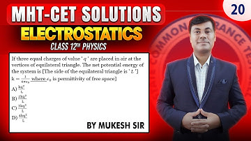 If three equal charges of value 