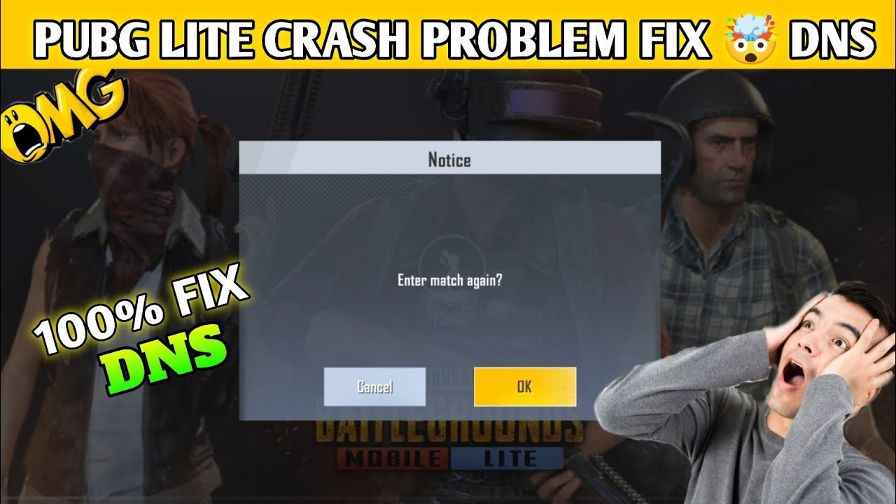 PUBG MOBILE LITE CRASH PROBLEM FIX 🤯 TRICK 👍 CRASH PROBLEM SOLVE ...