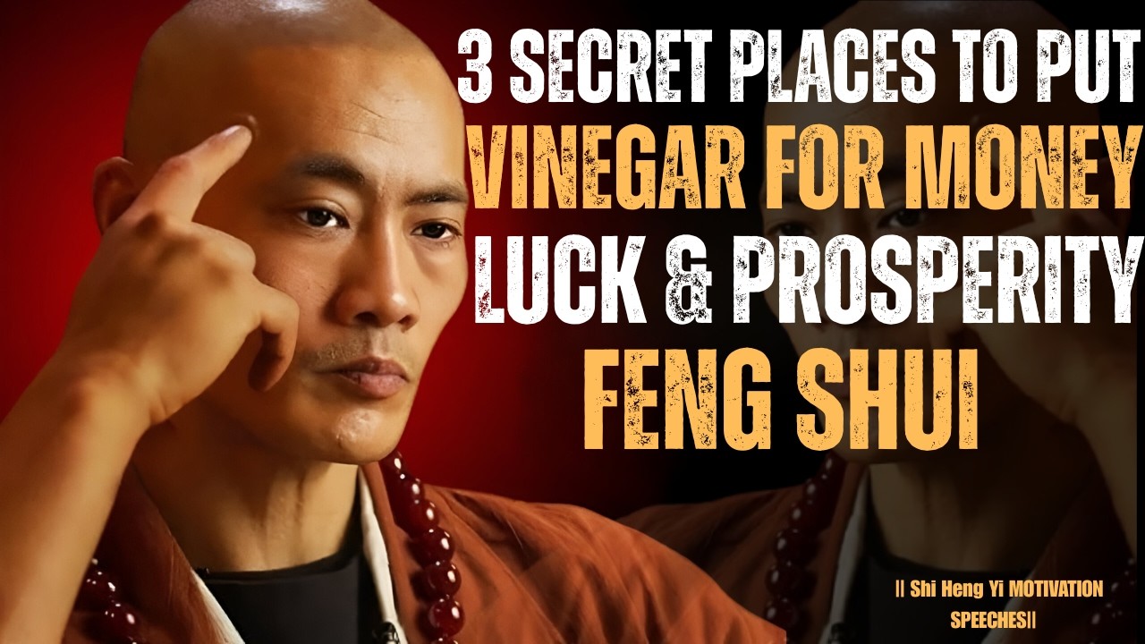 Shi Heng Yi Reveals: 3 Secret Places to Put Vinegar for Money, Luck & Prosperity (Feng Shui Secrets!