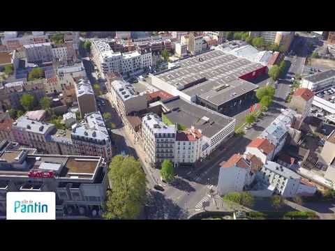 La ville vue du ciel, Pantin, avril 2020