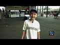 A surprise homecoming reunites an airman with his son at the ballpark