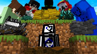 Minecraft Random Item Challenge VS 5 Hunters