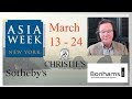 New York, 2019 Asia Week Auctions, Chinese Porcelain, Bronze, Jade at Sotheby's, Christie's, Bonhams