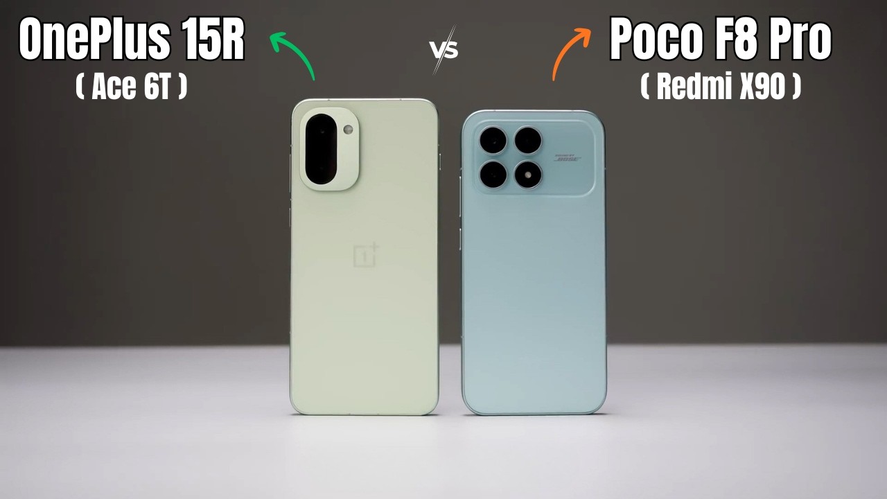 🔥 OnePlus 15R vs Xiaomi Poco F8 Pro In Depth Comparison in Hindi ! | Price & Launch Date in India