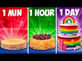 1 Minute vs 1 Hour vs 1 Day Cake