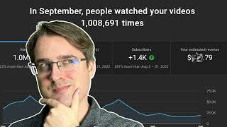 How much Youtube paid me for 1 million views on a kids channel | First month of monetization