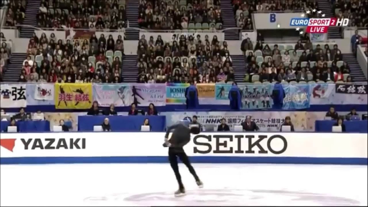 さらっと観てみよう Alena LEONOVA 2014NHK杯SP『チャップリン・メドレー』