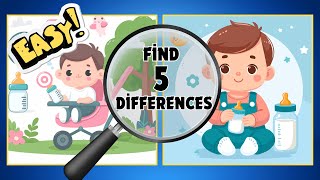 Find 5 Differences Game  | Spot The Difference Challenge | #9