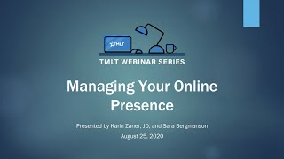 Managing your online presence