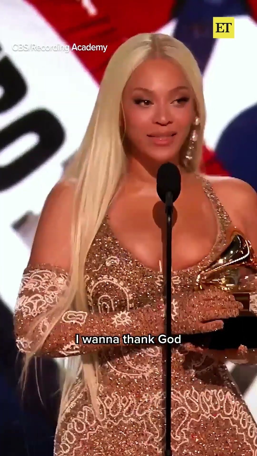 This ain’t Texas. This is the #GRAMMYs! Beyoncé won the award for Best Country Album! ??