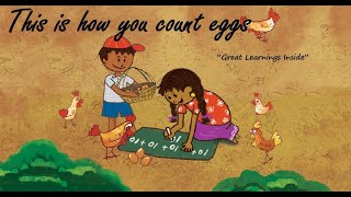 This is how you count eggs | Kids Stories | Great Story to learn counting in easy way | #Learning