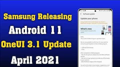 These Devices Getting Android 11 OneUI 3.1 In April 2021 | A21S,A31,A51,A30,A20,M40,M11,A12 More