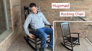 Hupmad Rocking Chair, oversized rocker with high back #rockingchair #outdoordecor #furniture