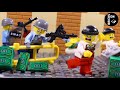 SWAT Arrest Fail Bank Robbery Attack Money Heist Lego Police Academy School Stop Motion Animation