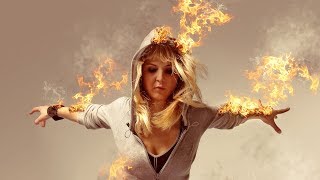 Burning Torch Photoshop Action Tutorial