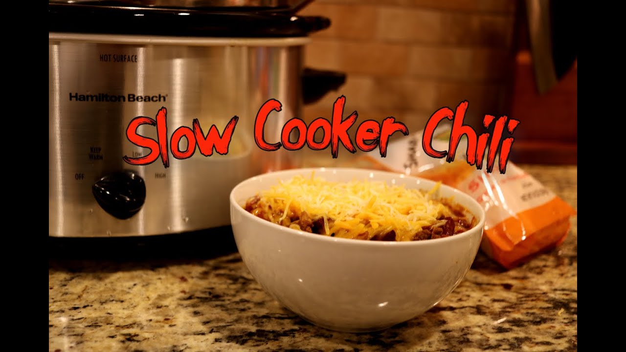 Slow Cooker Chili YouTube