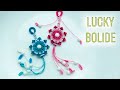 Macrame keychain tutorial - The lucky bolide - hướng dẫn làm móc khóa sao băng may mắn