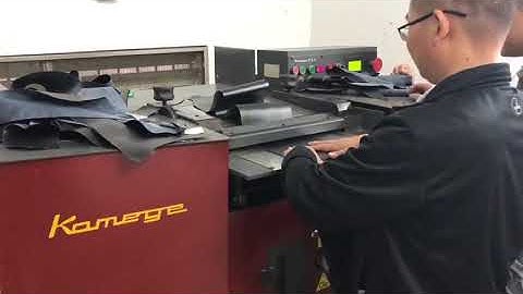 Kamege K420RC leather splitter EVA band knife splitting machine