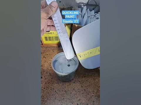QUICKLINE PAINT #toyota #1f7 - YouTube