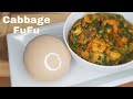 How to Make Cabbage FuFu/Swallow| Healthy Low Carb, Keto Friendly FuFu Recipe!